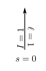 A tall, black rectangle is centered on a white background.